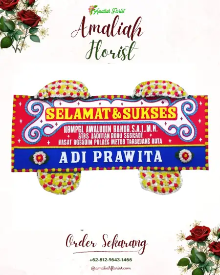 Papan Bunga Ucapan Selamat Wingkotinumpuk